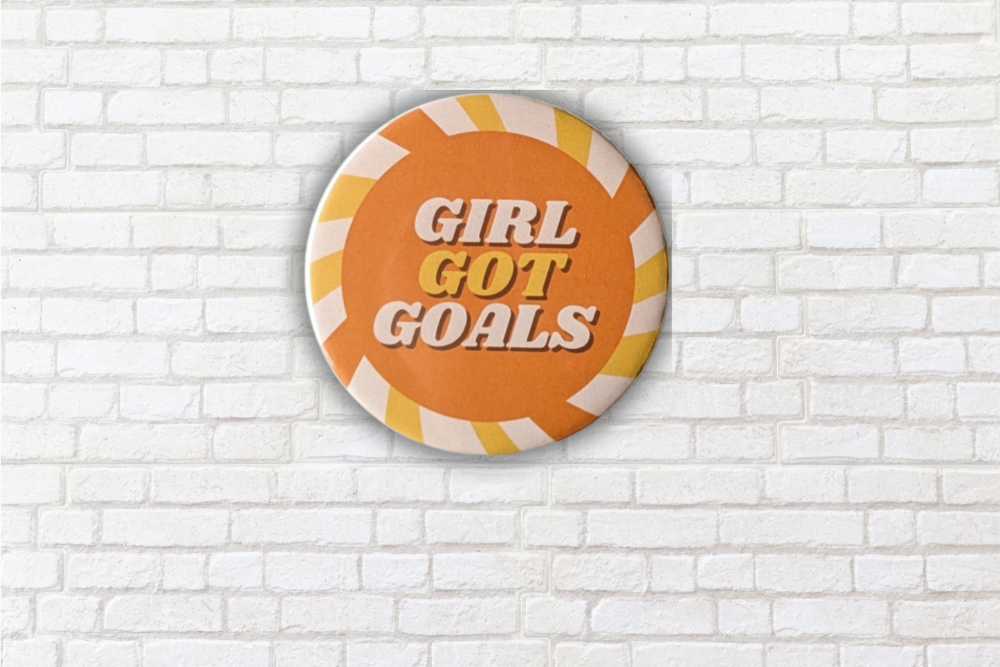 Girl Got Goals Affirmation Badges