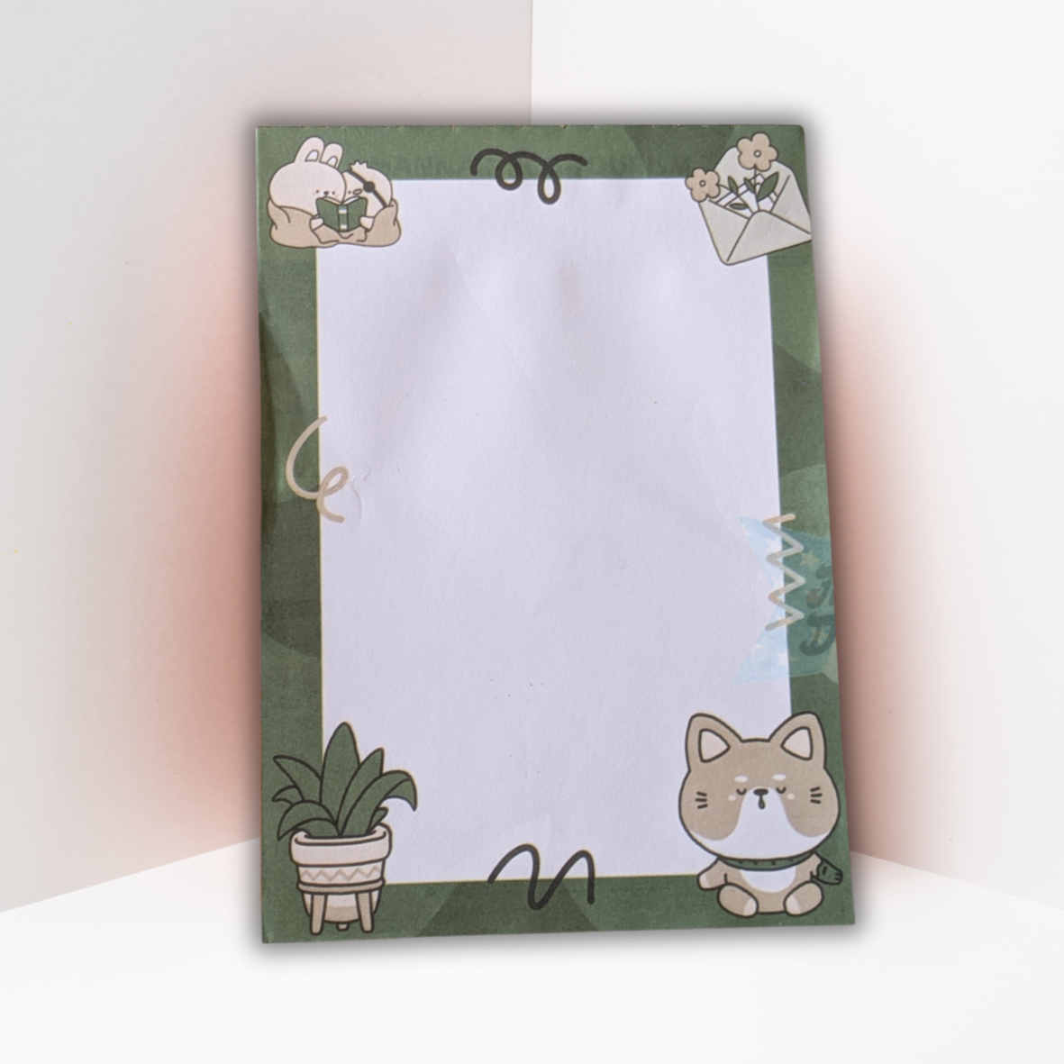 Pet Plant A5 Tearable Notepad with 50 Sheets - Charming Design