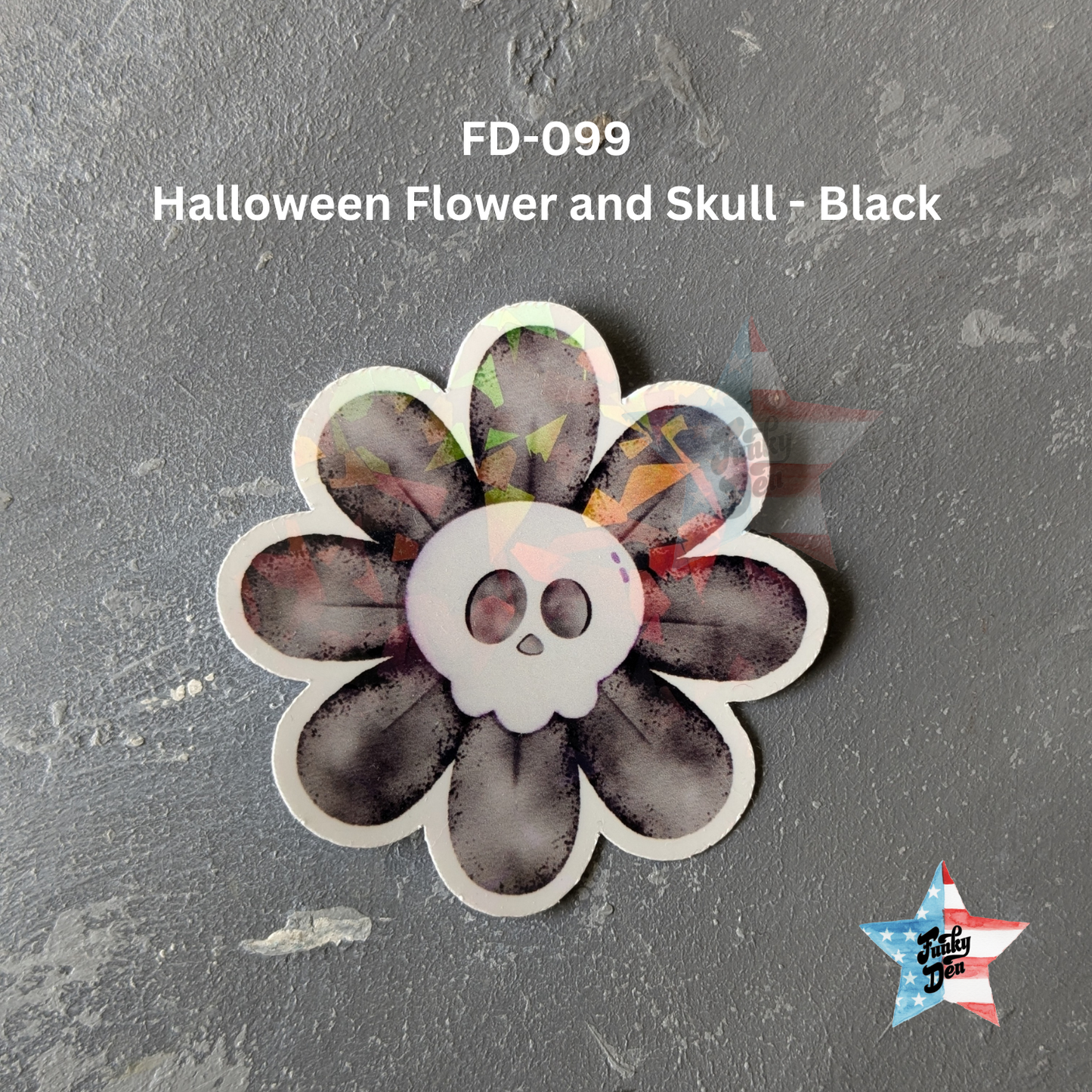 Suncatching Halloween Waterproof Stickers – Cute and Creepy Skull and Bow Designs (2.5 inch)