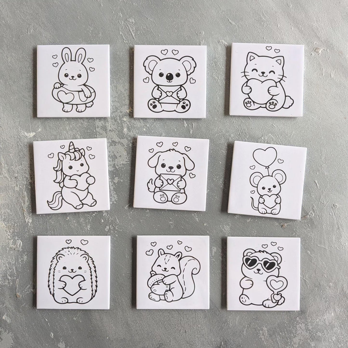 Themed Reusable Dry Erase Magnet Cards for Kids | Toddler Travel Activity Set | Quiet Book Alternative