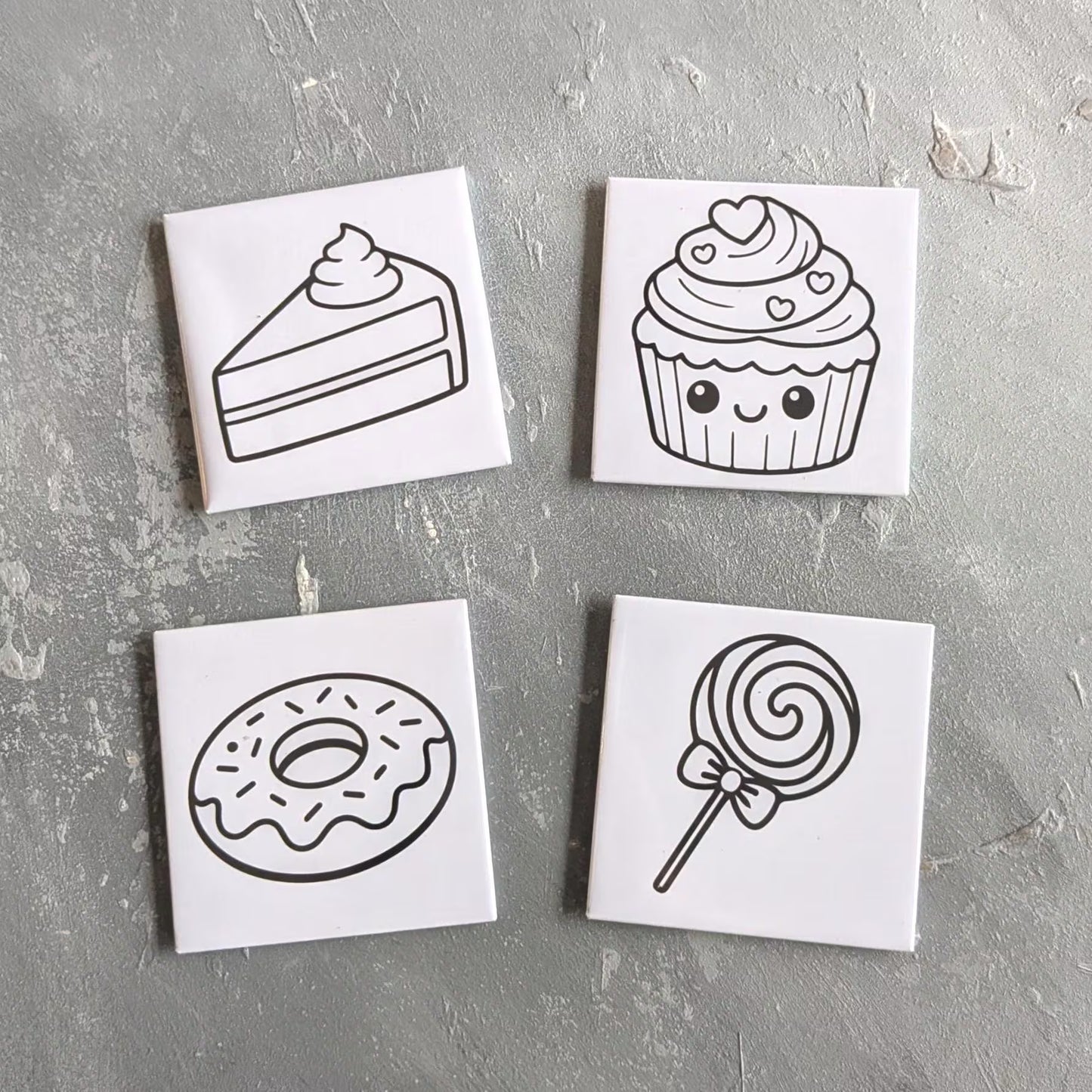 Themed Reusable Dry Erase Magnet Cards for Kids | Toddler Travel Activity Set | Quiet Book Alternative