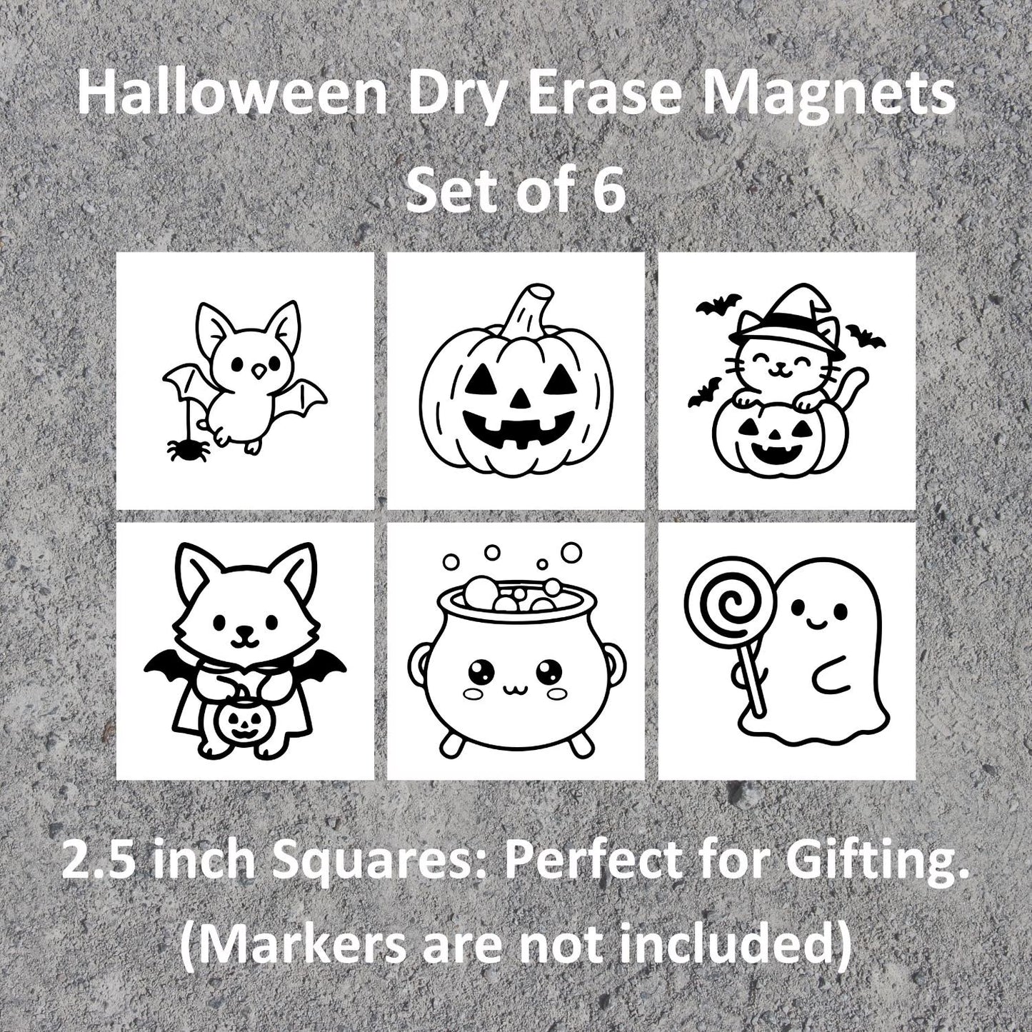Themed Reusable Dry Erase Magnet Cards for Kids | Toddler Travel Activity Set | Quiet Book Alternative