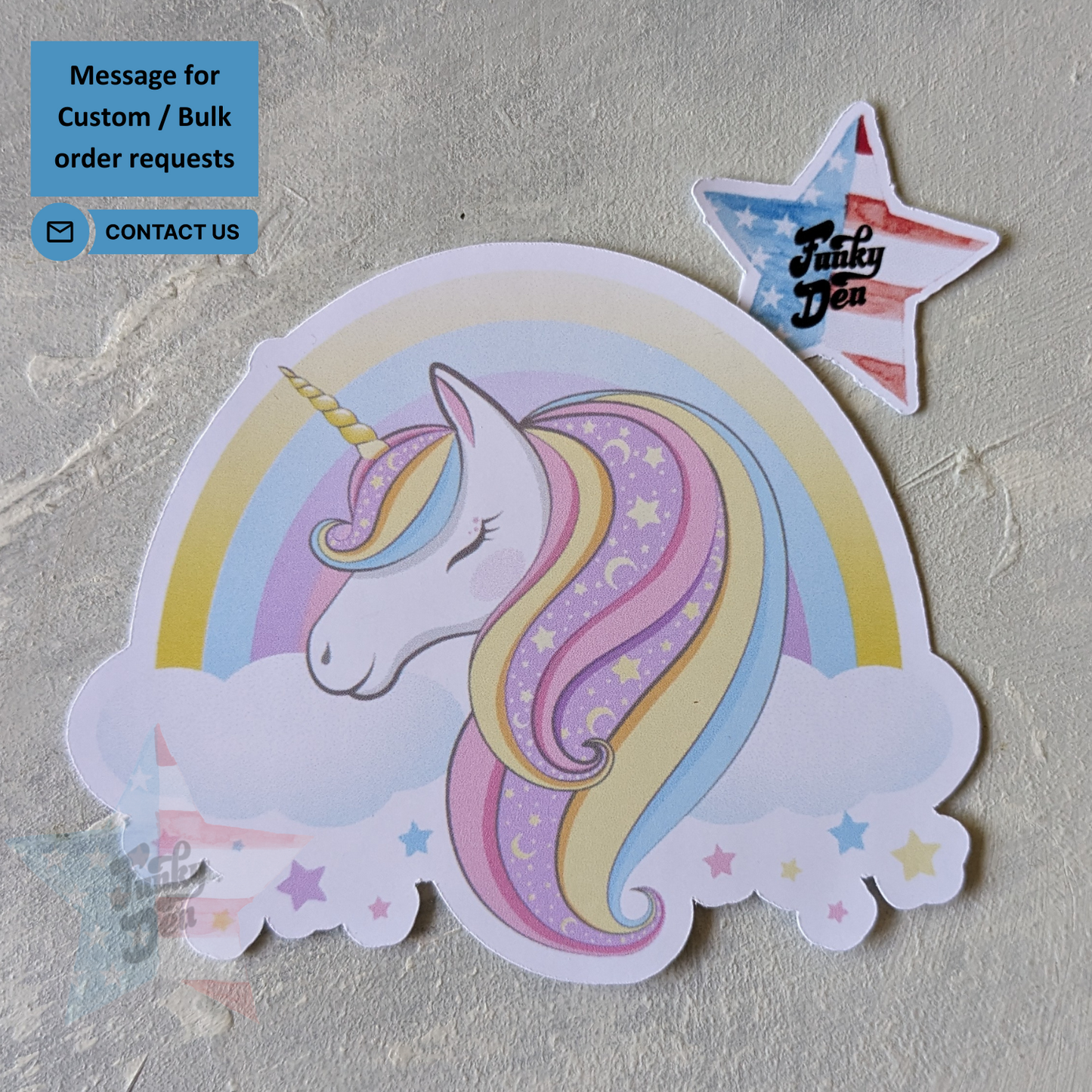 Unicorn Waterproof Labels