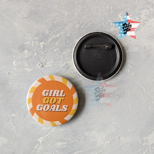 Girl Got Goals Affirmation Badges