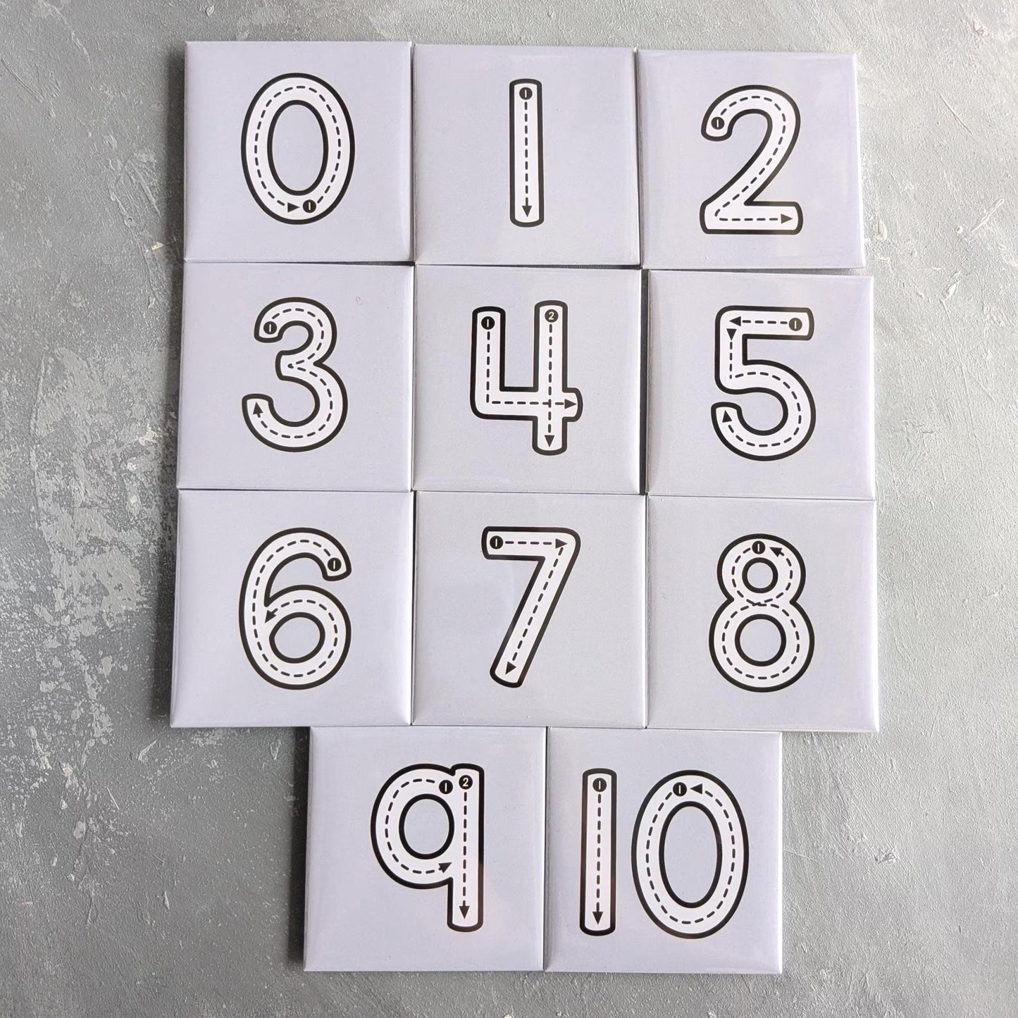 Dry Erase Numbers Magnets 0–20 – Reusable Number Tracing Set for Toddlers & Preschool Learning