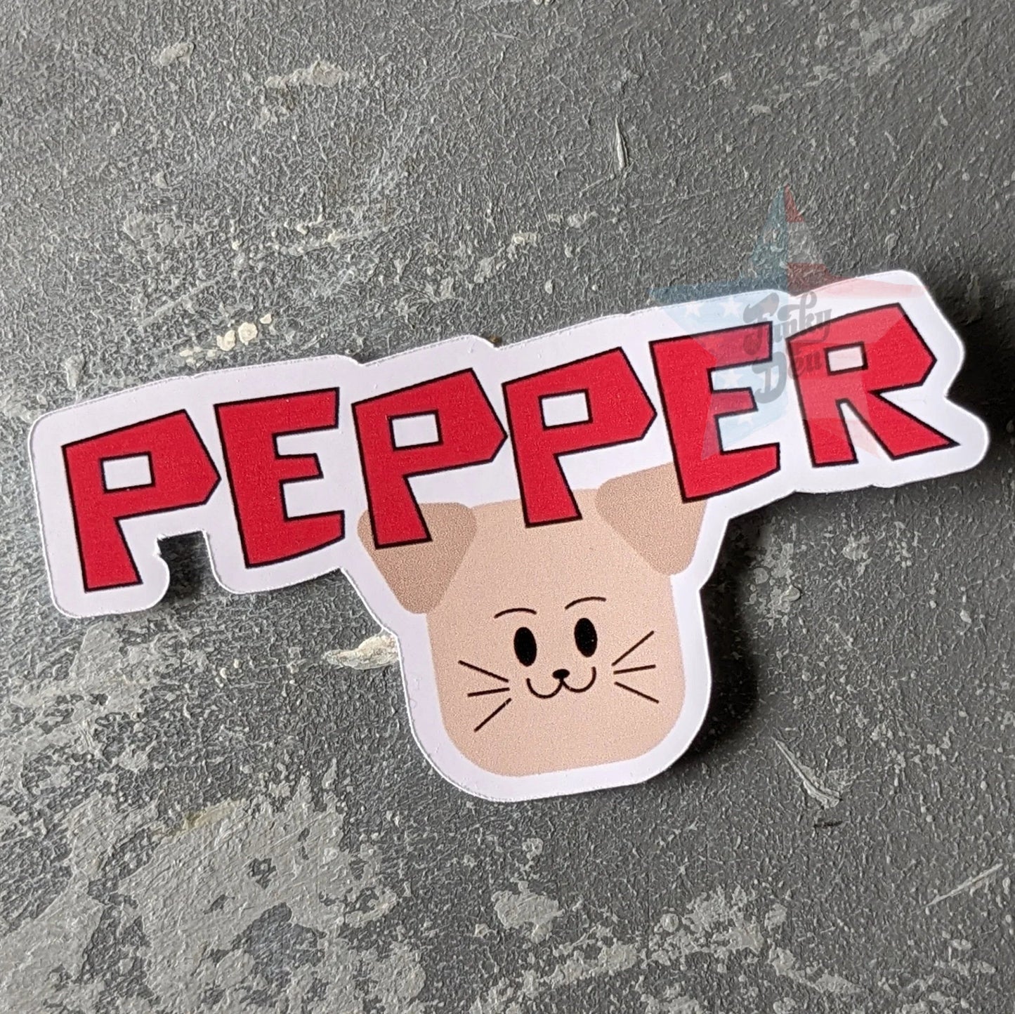Roblox Cat Name Personalized Label - 3 inch