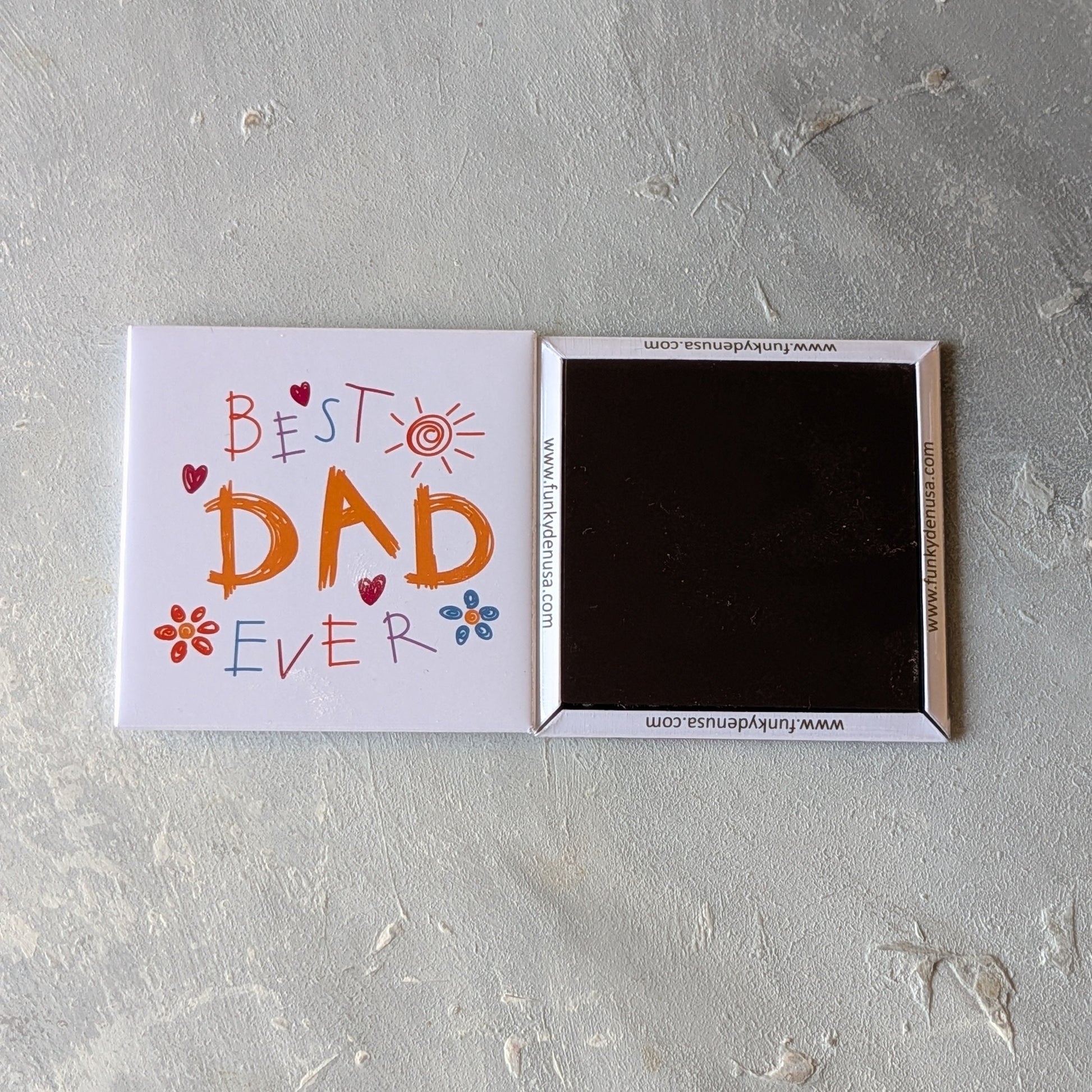 best dad ever custom magnet