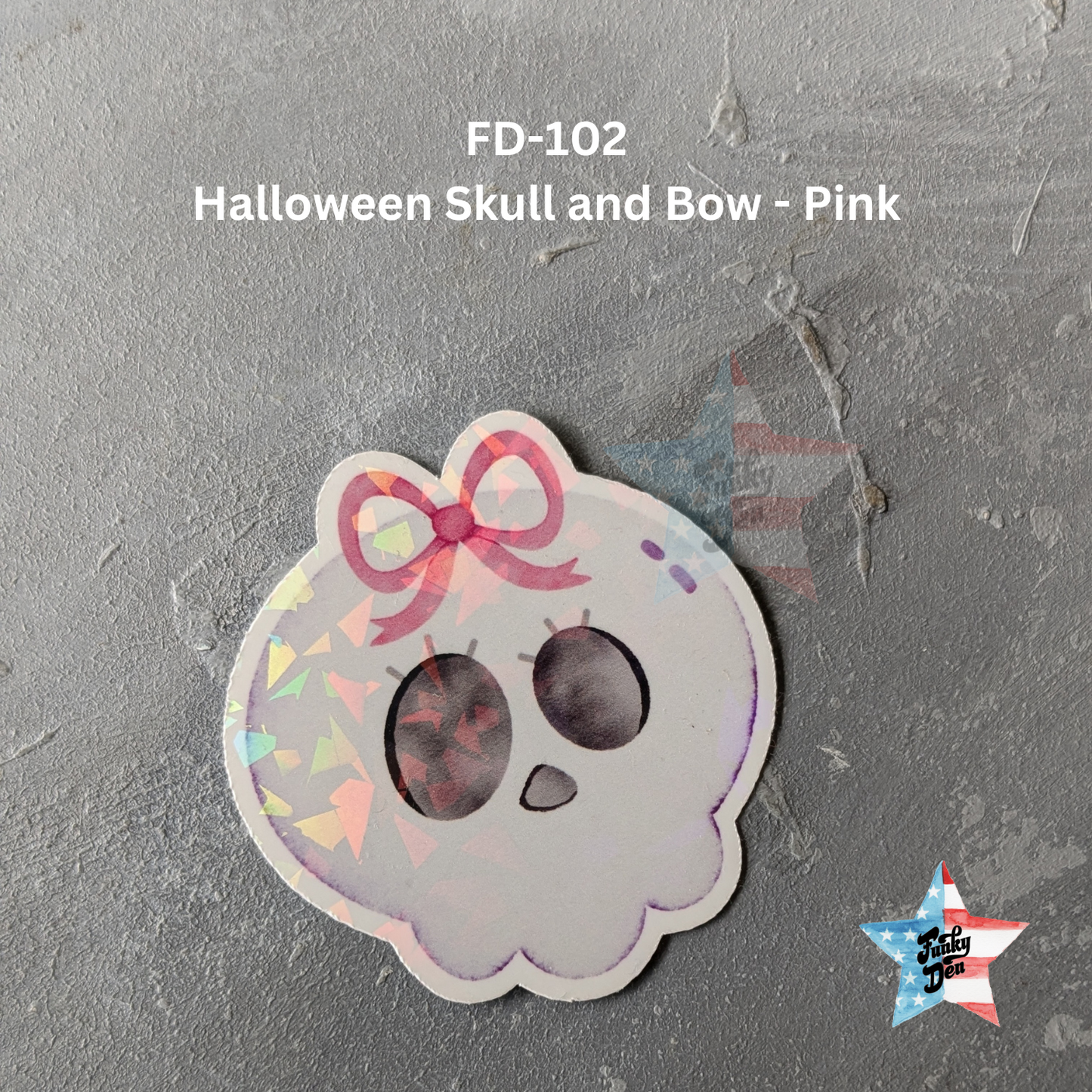 Suncatching Pink Halloween Waterproof Labels – Cute and Creepy Designs (2.5 inch)