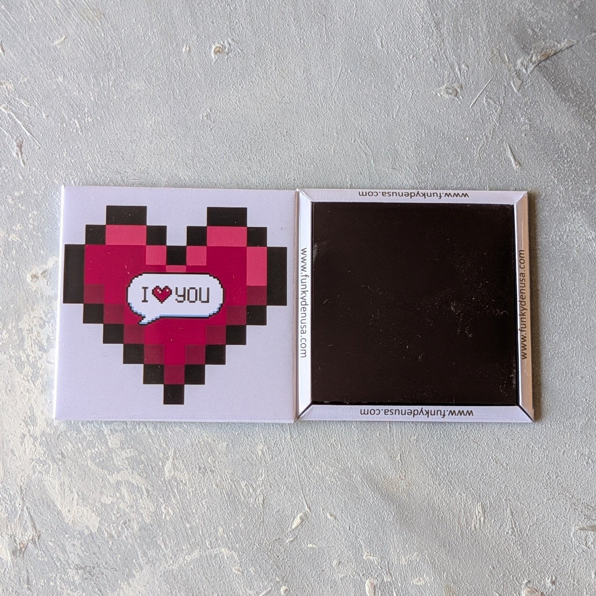 i love youmagnet square valentine magnet