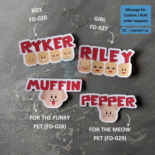 Represent Your Favorite Game: Personalized Roblox Cat Waterproof Stickers! Perfect for Laptops, Water Bottles, and Notebooks!